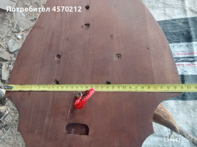 Ловен трофей от благороден елен, Поставка за еленски рога, Дърворезба за механа, Подарък за ловец  , снимка 11 - Декорация за дома - 51578899