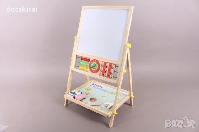 Дървена магнитна дъска с буквите на българската азбука - 66 см., снимка 3 - Рисуване и оцветяване - 53832646