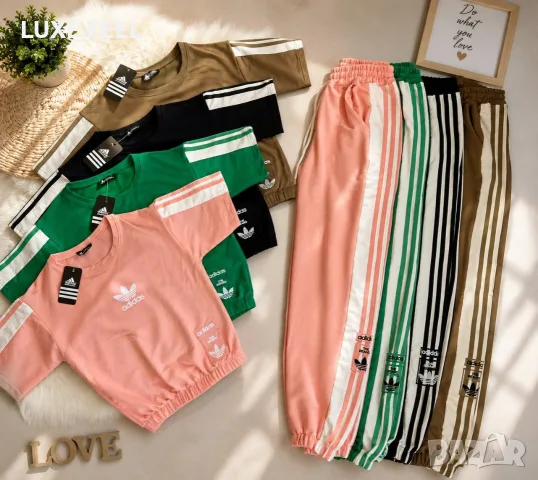 Adidas ✨лого Бродирано ✨Дамски Комплекти , снимка 2 - Комплекти - 55896327