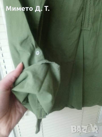 Блуза нова /L-100% памук/, снимка 5 - Блузи с дълъг ръкав и пуловери - 31890222