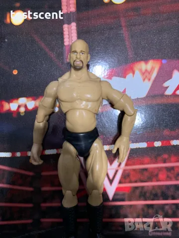 Екшън фигура WWE Stone Cold Steve Austin Ледения Стив Остин figure играчка WWF Jakks TTL Titan, снимка 8 - Колекции - 49552486