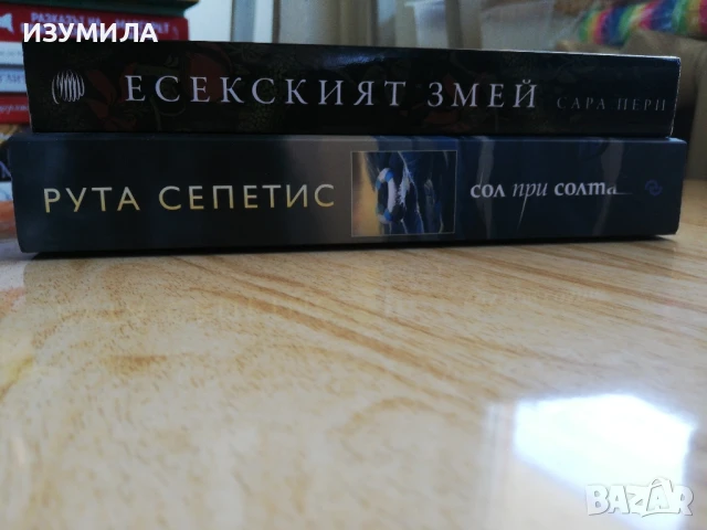 Есекският змей - Сара Пери / Сол при солта - Рута Сепетис, снимка 3 - Художествена литература - 51326978