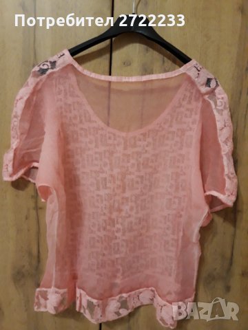 Дамска блуза в нежно розов цвят, снимка 11 - Туники - 35723485