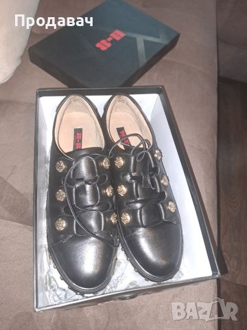 Дамски кожени обувки, снимка 3 - Дамски ежедневни обувки - 41519280