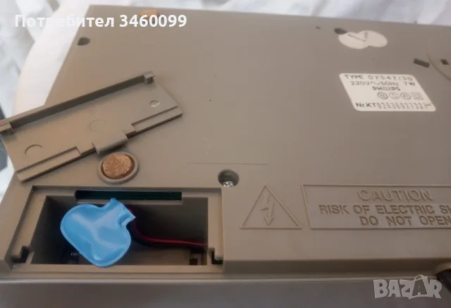 Радиочасовник PHILIPS, снимка 4 - Радиокасетофони, транзистори - 55713116