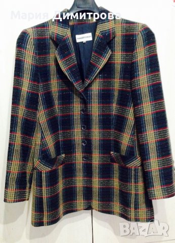 Модерно карирано сако Вълна