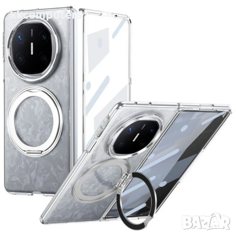 Huawei Mate X6 Удароустойчив Калъф с Магнитна Стойка и Скрийн Протектор – Черен, Сребрист, Златист, снимка 3 - Калъфи, кейсове - 50728577