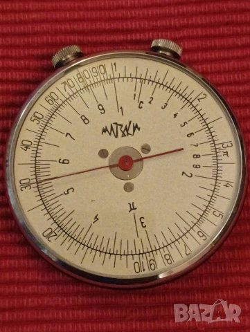 Логаритмичен сметачен кръг, механична, логаритмична линия СССР. 