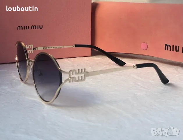 Miu 2024 дамски слънчеви очила елипса овални кръгли 4 цвята, снимка 11 - Слънчеви и диоптрични очила - 47766791