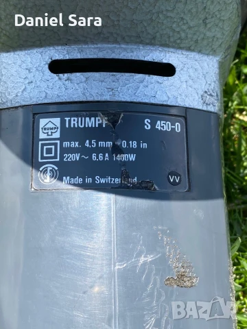 Trumpf S 450-0 Ножица за ламарина, снимка 4 - Други инструменти - 50489096