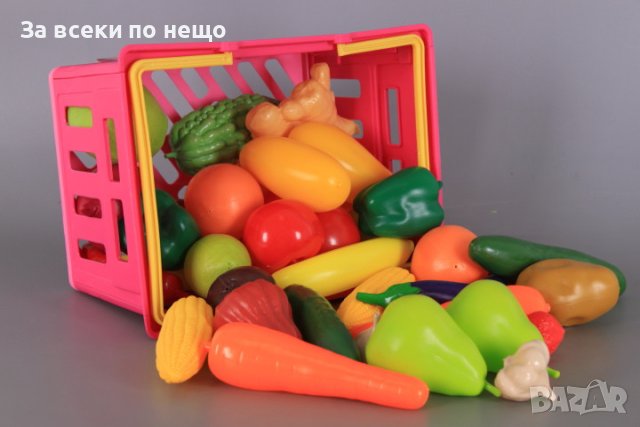 ✨Детска кошница с плодове и зеленчуци, снимка 3 - Играчки за стая - 41803645