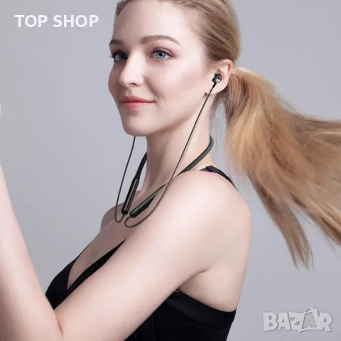 Bluetooth слушалки с лента за врат AzukiLife с впечатляващ звук, безжични слушалки, снимка 5 - Bluetooth слушалки - 49937564