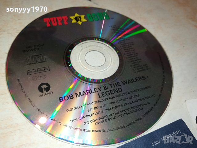 BOB MARLEY CD 1908231934, снимка 2 - CD дискове - 41905695