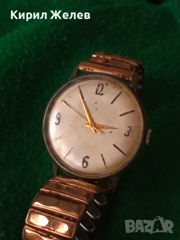 СТАР МЪЖКИ РЯДЪК НЕМСКИ или ШВЕЙЦАРСКИ РЕТРО ЧАСОВНИК ИНКАБЛОК с РАЗТЕГАЕМА ПОЗЛАТЕНА ВЕРИЖКА 28400, снимка 16 - Антикварни и старинни предмети - 37349327