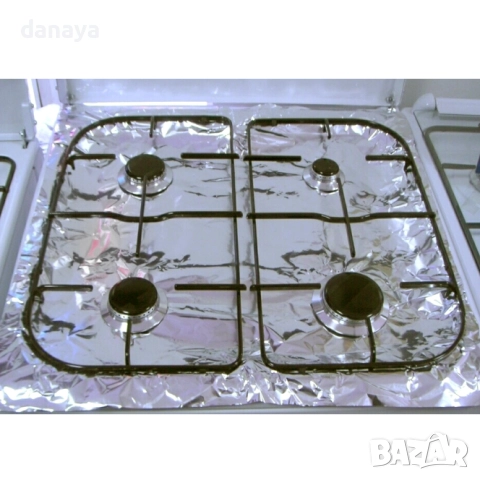 987 Алуминиево фолио за газов котлон протектор фолио за газови печки, снимка 5 - Други - 51808009