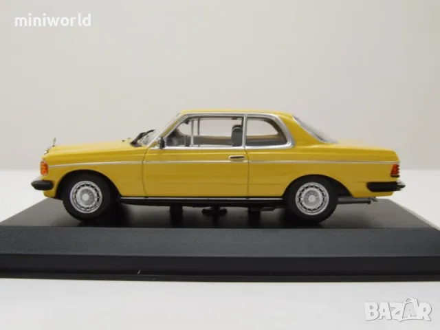 Mercedes 230CE W123 1976 - мащаб 1:43 на Maxichamps моделът е нов в PVC дисплей-кейс, снимка 3 - Колекции - 50010583