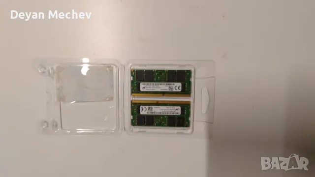 Кит 16GB (2x8GB) DDR4 RAM за лаптоп Micron 2133MHz PC4-2133P SO-DIMM, снимка 2 - RAM памет - 56075979