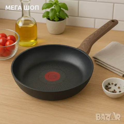 Тиган Voltz Paris, 24x4.8см., Топлинен сензор, Кован алуминий, Незалеп. покритие, Индукция, снимка 2 - Съдове за готвене - 50193013