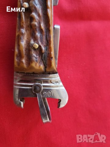 Колекционерски сгъваем ловен нож TONERINI SCARPERIA, снимка 6 - Колекции - 41327121