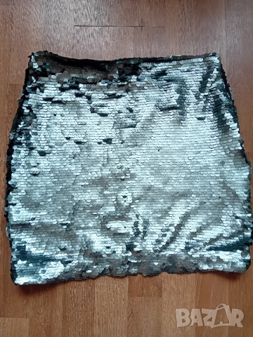 Пола с пайети Mango, снимка 5 - Поли - 43718383