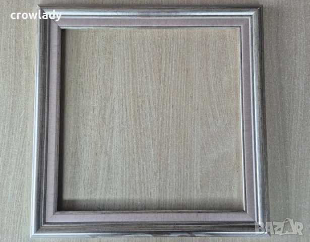 Сребърна рамка и паспару за гоблен картина огледало 1
