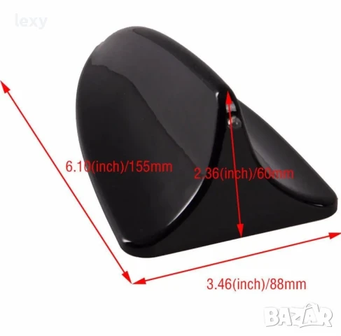 Антена за кола „перка на акула“ – универсална автомобилна антена, пластмасова, снимка 3 - Аксесоари и консумативи - 51416228