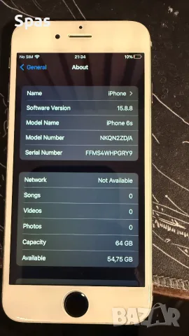 Iphone 6S 64gb 81%, снимка 4 - Apple iPhone - 56202803