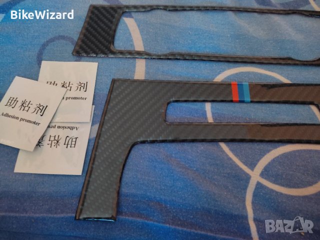 За BMW 3 Series E90 E92 E93 2005-2012 карбонови влакна климатик CD панел облицовка НОВО, снимка 3 - Аксесоари и консумативи - 41928745