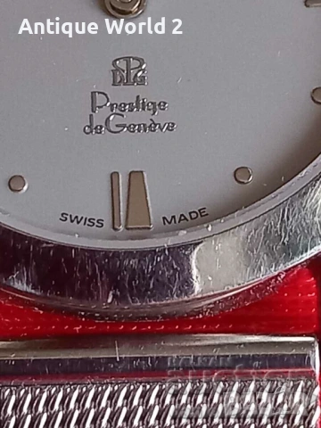 ШВЕЙЦАРСКИ Часовник PRESTIGE DE GENEVE, снимка 2 - Антикварни и старинни предмети - 53241796