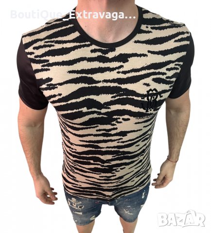Мъжка тениска Roberto Cavalli Zebra !!!