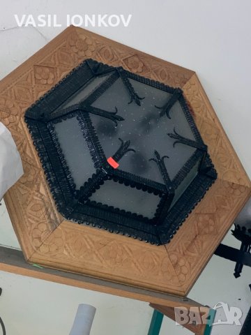 Плафонера шесторка с дарворезба