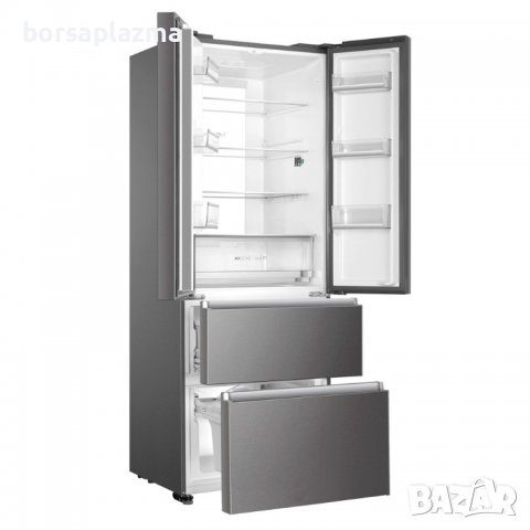 Двукрилен хладилник Side by side Haier HB17FPAAA, French Door, 446 л, Total No Frost, Инверторен мот, снимка 1 - Хладилници - 40095418