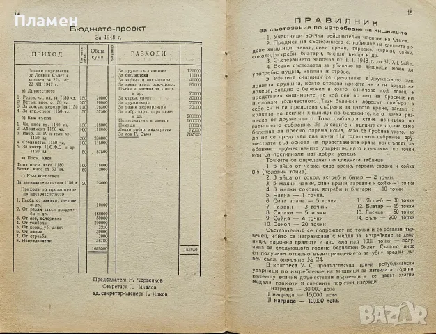 Бюлетин на ловнострелческото дружество "Сокол" N°21 / N°22, снимка 7 - Антикварни и старинни предмети - 50314333