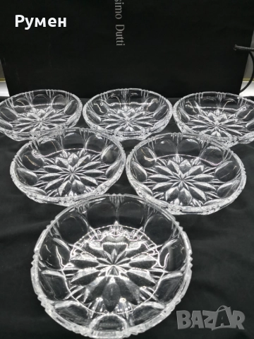 Кристални купи, ваза, латиера, снимка 16 - Сервизи - 49133345