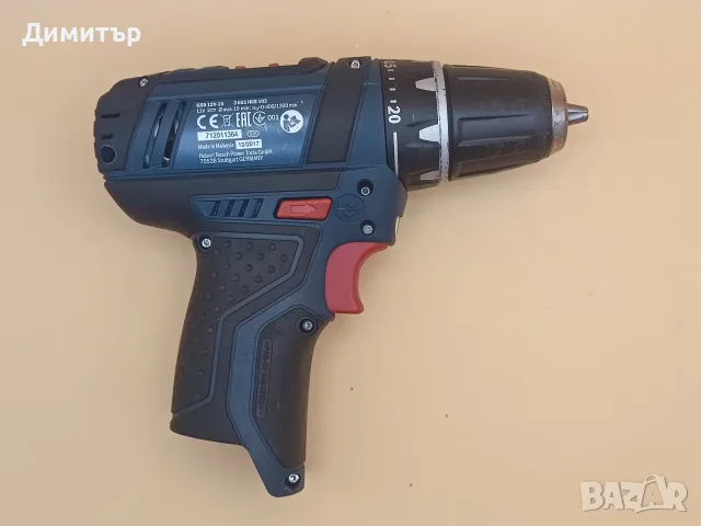 Bosch GSR 12V-15 тяло на винтоверт , снимка 4 - Винтоверти - 56217564