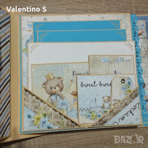 Бебешко  албумче за снимки, снимка 5 - Ръчно изработени сувенири - 39398017