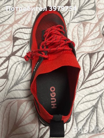 Hugo Сникърси Icelin Bright Red , снимка 4 - Ежедневни обувки - 44150542