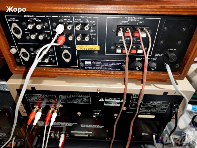 SANSUI QS-500, снимка 7 - Ресийвъри, усилватели, смесителни пултове - 52915550