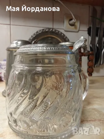 Стари, оригинални халби за бира, немски и английски. Металната е продадена ., снимка 5 - Чаши - 48835975