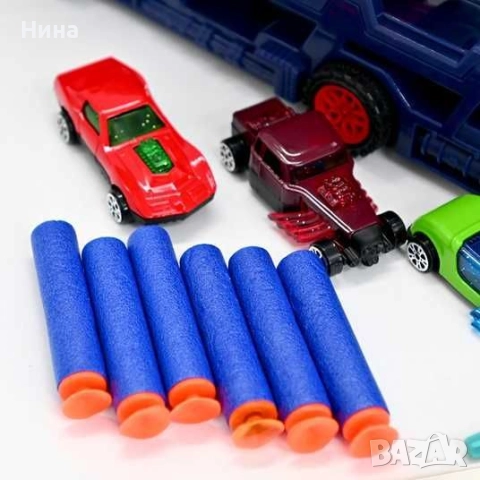 Автовоз с kamaпулт, 3 коли и оръдие, снимка 4 - Коли, камиони, мотори, писти - 52755765