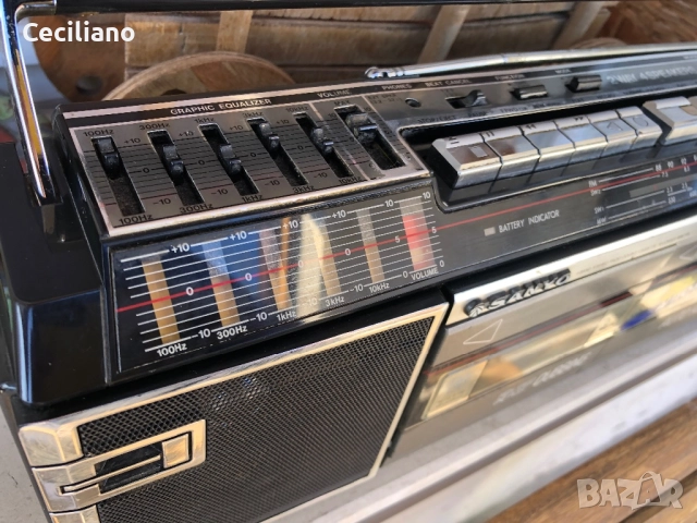 Радиокасетофон Sanyo MW-711K, снимка 3 - Радиокасетофони, транзистори - 52927144