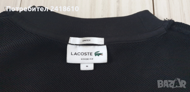 Lacoste Loose Fit Cotton Mens Size 4 - M НОВО! ОРИГИНАЛ! Мъжка Блуза!, снимка 3 - Спортни дрехи, екипи - 52940113