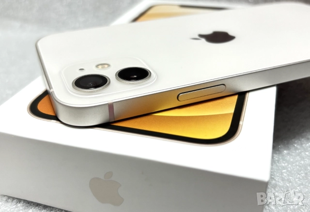 Перфектен! Като нов! Apple iPhone 12, 64 GB, White, 91% батерия, снимка 15 - Apple iPhone - 52814171