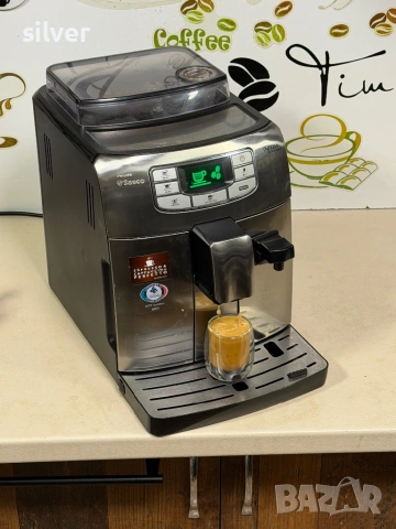 Кафемашина кафе автомат Saeco INTELİA ONE с гаранция, снимка 5 - Кафемашини - 53627871