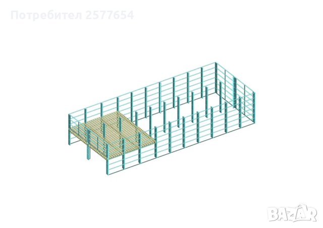 ЛИЗИНГ - Халета, Хале, Магазини, Складове, Склад 400м2 - 12м х 30м х6м , снимка 2 - Строителни материали - 44208877