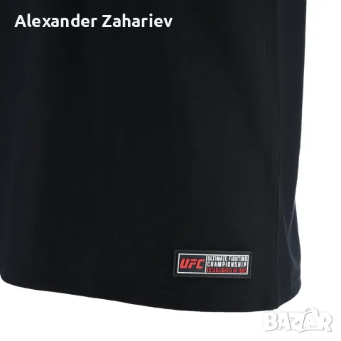 Мъжка тениска UFC черна официална – Колекция 2025/2026, снимка 6 - Тениски - 55720700