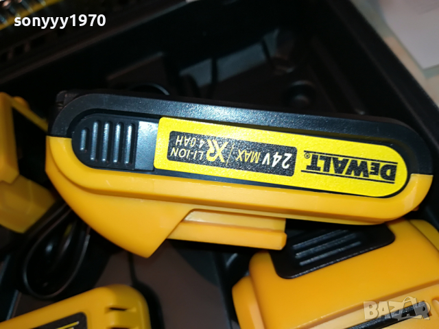 dewalt li-ion 24v+charger+2xbattery 0104222005, снимка 15 - Куфари с инструменти - 36311957