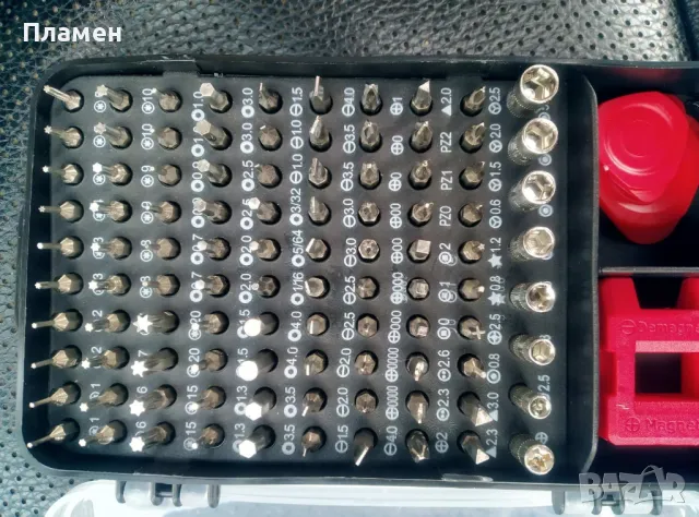 Комбиниран комплект прецизни инструменти отвертки Bisutime BS110A 110 в 1, снимка 9 - Отвертки - 48695816