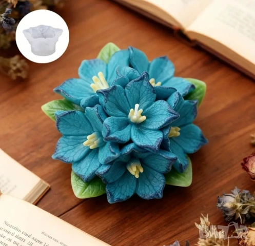 Молд цвете Хортензия 