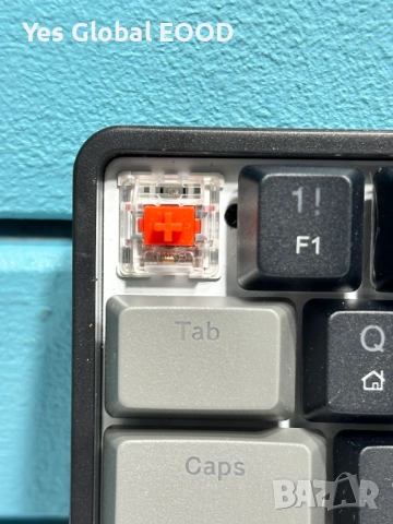 TMKB T68 безжична механична клавиатура 60% RGB три режима, снимка 11 - Клавиатури и мишки - 52849431